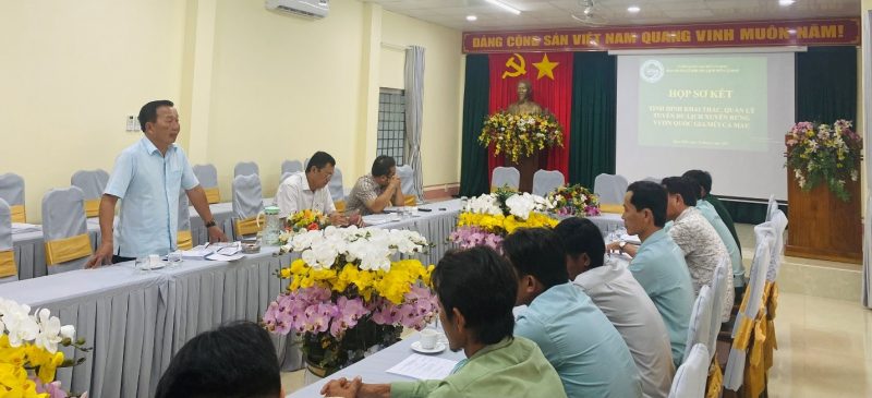 Sơ kết tình hình khai thác, quản lý hoạt động tuyến du lịch xuyên rừng Vườn Quốc gia Mũi Cà Mau